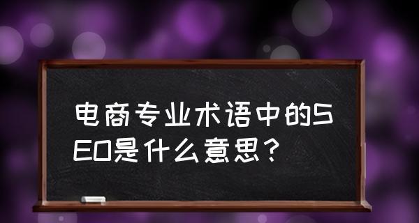 SEO优化术语详解（掌握这些术语，让你的网站更优秀）