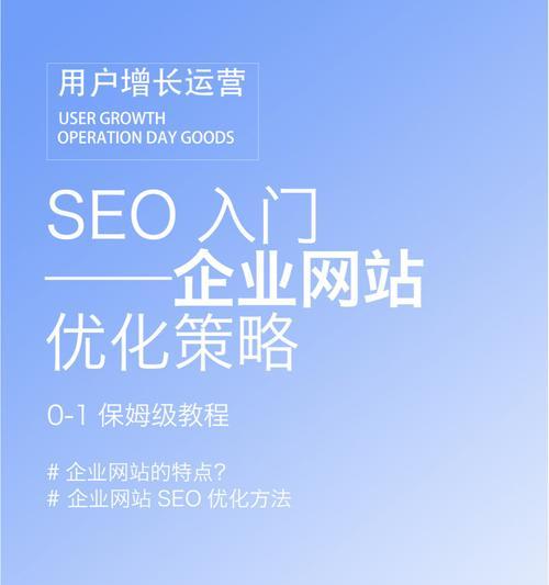 五大SEO战略，助力网站优化（掌握关键技巧）