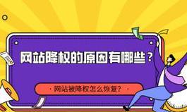 SEO高手教你网站降权恢复方法（从技术和内容两方面出发）